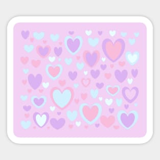 Unicorn Hearts Sticker